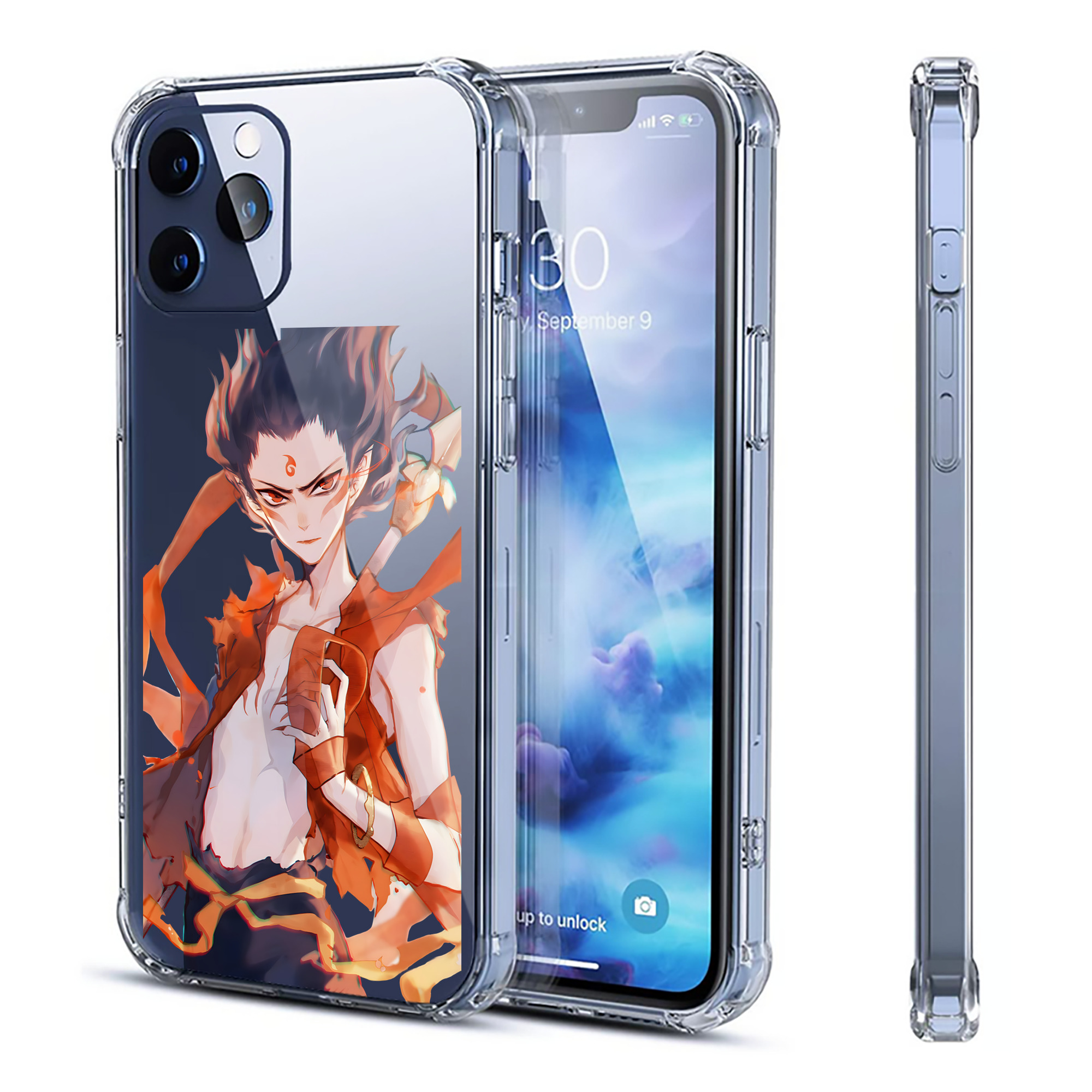 （画像用） Ne Zha 2 ナタ 魔童の大暴れ 【iPhone 12シリーズ対応】透明スマホケース（クリアソフトケース）